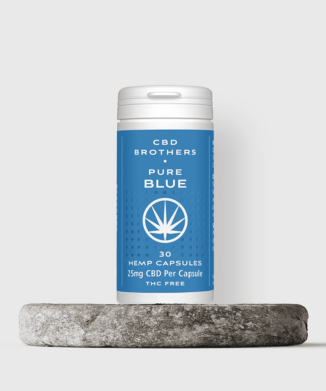 CBD Brothers Pure Blue CBD Capsules - Sativa