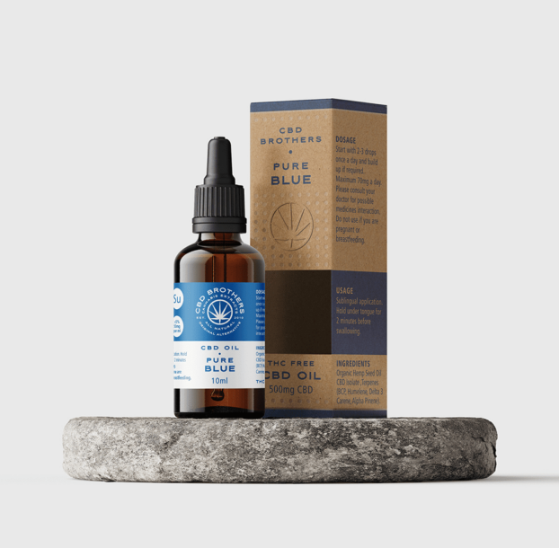CBD Brothers Pure Blue CBD Oil - Sativa