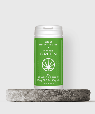 CBD Brothers Pure Green CBD Capsules - Sativa