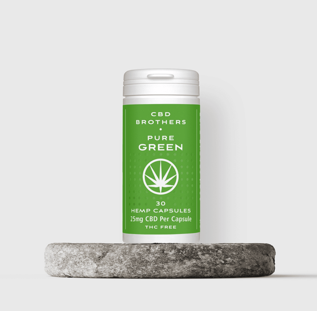 CBD Brothers Pure Green CBD Capsules - Sativa