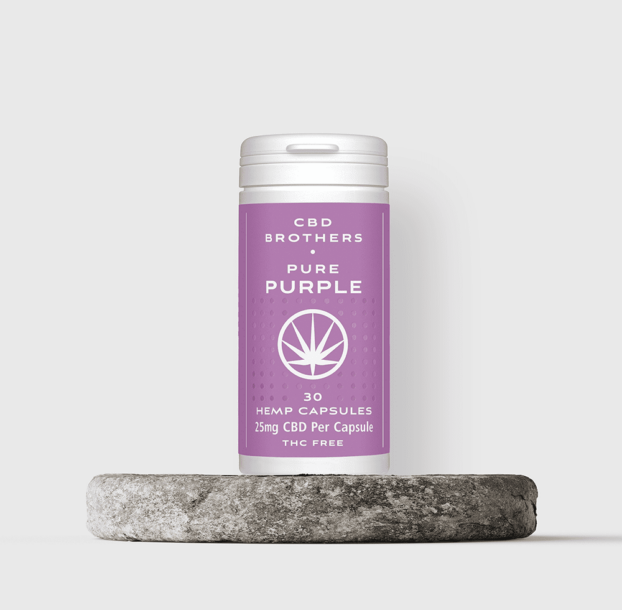 CBD Brothers Pure Purple Hemp Capsules - Sativa