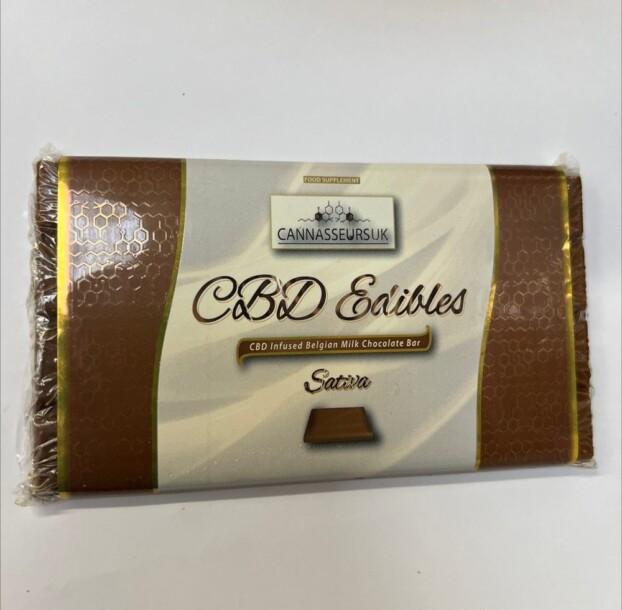 Belgian CBD Milk Chocolate Bar 100g - Sativa
