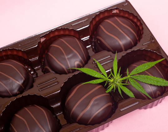 CBD chocolate snacks