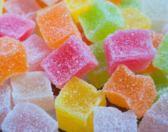 colourful CBD gummies