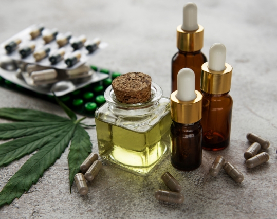 CBD oil product forms