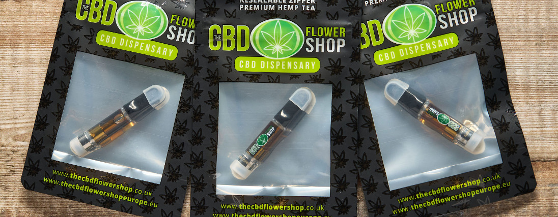 CBD vapes in packaging