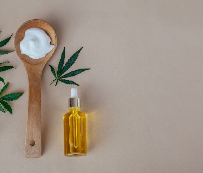 Flatlay of CBD forms