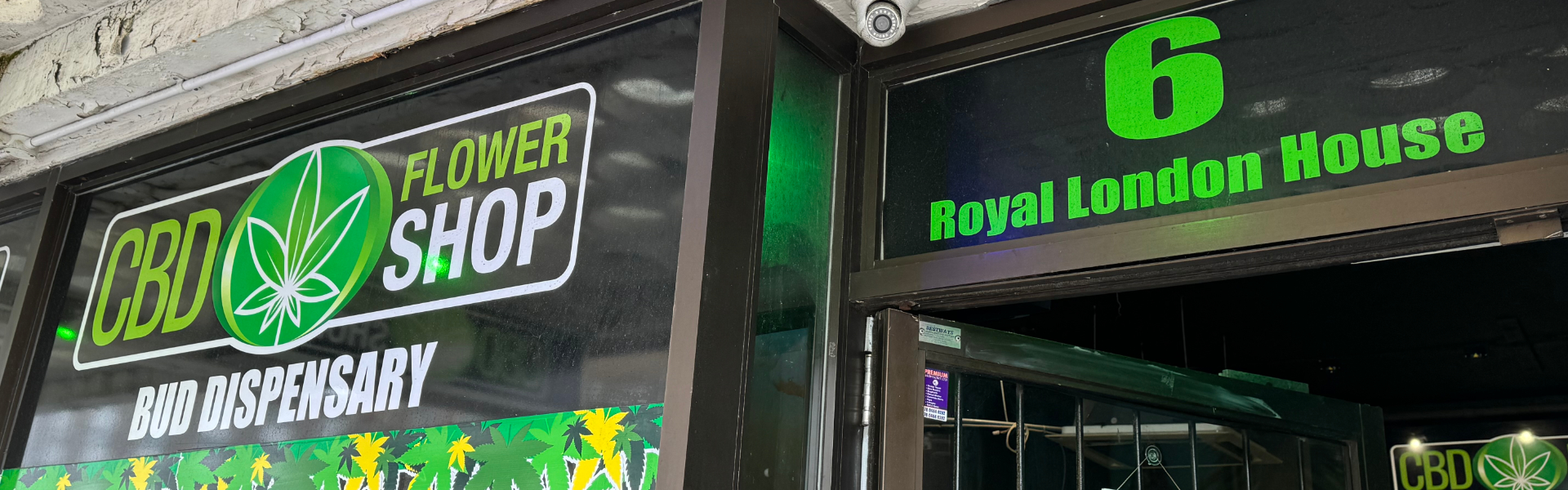 CBD Flower Shop shopfront